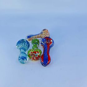 Full Twisting Handpipe 2.5 Inch - Assorted Color - 4 Piece Per Pack