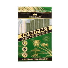 King Palm - Cones Variety Pack Rollie to Xl - 5 Count Per Pack - 15 Pack Per Box