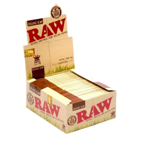 Raw Organic Hemp King Size Slim - 50 In Box
