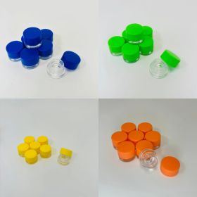 Round - Child Proof Glass Jar - 5ml -12 Jars Per Pack