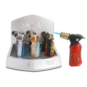 Scorch Torch - 90 Degree Blow Torch Two Tone - Metal Design - 6 Counts Per Display - 61726