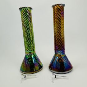 Soft Glass Waterpipe - 12 Inches (GR-Y-91) Assorted Colors