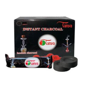 Tanya - Instant Charcoal - 33mm - 100 Pieces Per Box