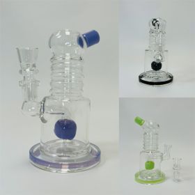 Telescope Waterpipe With Ball Perc - 6 Inch