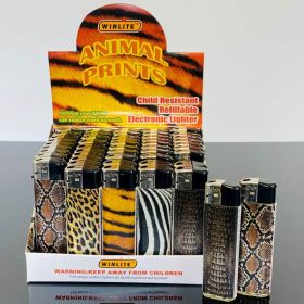 Winlite - Animal Print Lighters - 50 Count Per Display