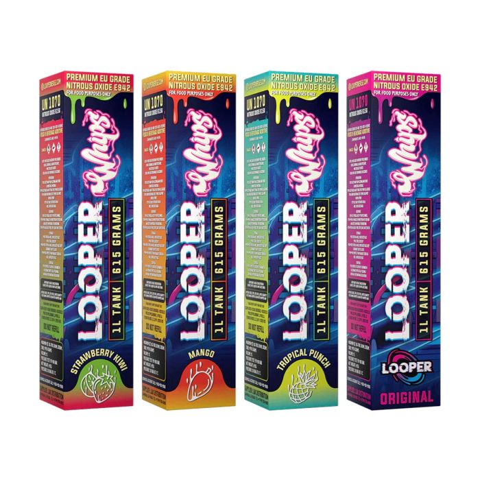 Looper Whip Cream Charger Free Flavors N2o Tanks 615g Whipped Cream Charger  Canister - China Cream Chargers, Laughing Gas