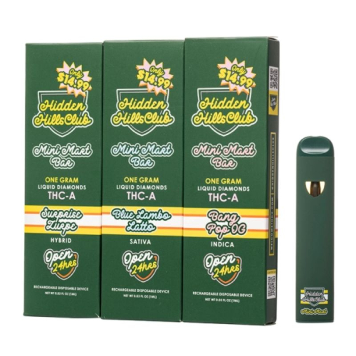 【25％OFF】 Liquid Mart Mini - Hills Hidden Diamonds THC - Disposable - ボディ・フェイスケア