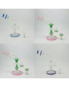 9 Inches - Waterpipe With Bell Showerhead Perc - RH-168