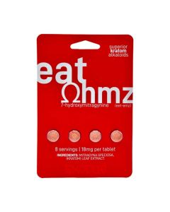Eat Ohmz Kratom - 18mg 18mg Tablet - 4 Counts Per Pack - 6 Counts Per Box