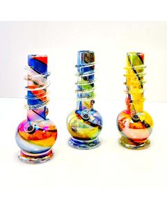 Glass Waterpipe 10 Inch - Ray-K-78 - Assorted Colors - Price Per Piece - WPRT37