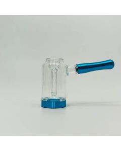 Hipster - 6 Inches Aluminum and Glass Bubbler - PP006