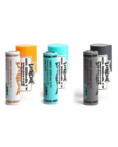 Lithicore 18650 - 3.7 Volt Batteries - 2500-3500 mAH 