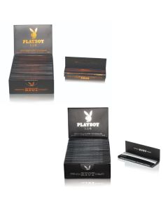 Playboy by Ryot Rolling Papers - 1 1/4 Size - 25 Counts Per Box 