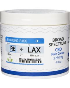 Re-Lax - CBD Pain Cream - 4 oz Jar Broad Spectrum - 1250mg 