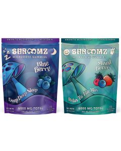Shroomz Amanita Mushrooms Microdose Gummies - 6000mg - 12 Counts Per Pack