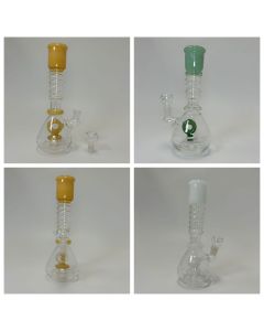 Slime Mouthpiece Waterpipe With Donut Perc - 9 Inch - WPTS15