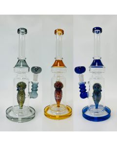 WPAG48 - 12 Inch Waterpipe - Straight With Character Perc